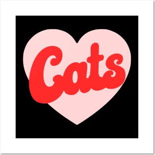 I Love Cats Posters and Art